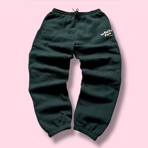 Woman’s White Fox 6th Edition Army Green+Baby Pink Joggers